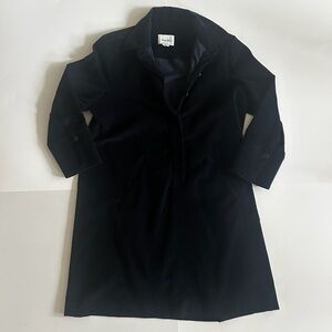 Steven Alan navy blue corduroy shift dress